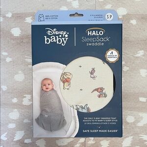 Halo SleepSack Swaddle - Cream and Gray